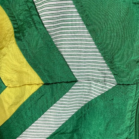 Umbro Premier Diamond Jacket Jelly Men's Small Bean/Golden Kiwi Full Zip 6330 - Picture 8 of 9